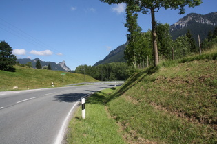 Ettaler Sattel, Blick nach Norden