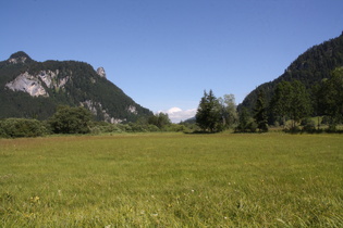 Blick über das Weidmoos nach Norden, links der Hochschergen