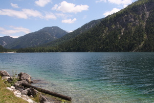 Plansee, Blick vom Nordufer nach Südosten