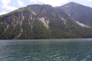 Plansee, Blick vom Nordufer nach Süden