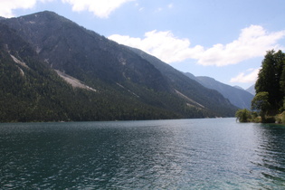 Plansee, Blick vom Nordufer nach Südwesten