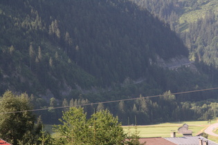 Hahntennjoch, Blick auf das untere Ende der Westrampe