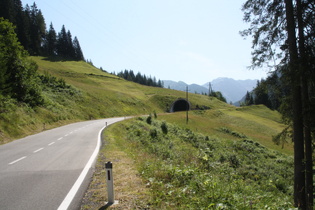 weiter oben der erste richtige Tunnel