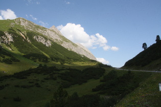 die letzte steile Rampe vor der Passhöhe