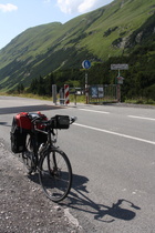 "Dach der Etappe": Hahntennjoch, Passhöhe, Blick nach Nordwesten