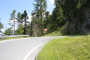 Nordwestrampe, Kehre 1— 1930 m
