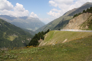 Blick über Sölden ins Ötztal