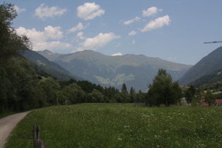 Blick flussaufwärts zum Saxner