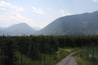 Etschtal, Blick auf Lana