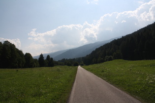 Morgenstimmung im Val di Fiemme, Blick nach Osten