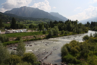 der Avisio, Blick flussaufwärts nach Osten