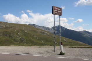 Penser Joch, Passhöhe, Blick nach Südosten