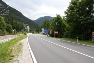 Blick zurück nach Österreich