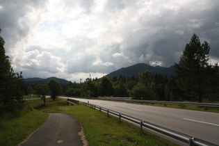 zwischen Klais und Kaltenbrunn, Blick nach Westen