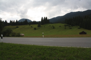 die nördlichen Voralpen kündigten sich an