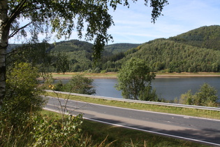 die Innerstetalsperre, Blick nach Südwesten