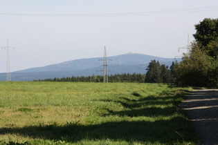 Zoom auf Brocken und Torfhaus