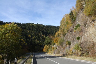 das Okertal oberhalb des Ausgleichsbeckens der Okertalsperre