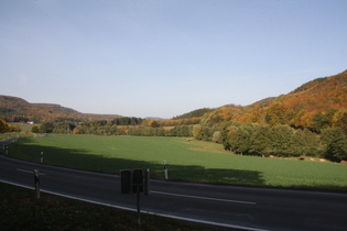 Wörmketal nördlich von Rischenau, Blick nach Norden