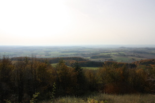 Blick vom Gipfel nach Südwesten