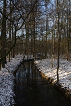 Kirchwehrener Landwehr, Blick flussaufwärts