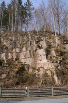 Felsen an der Rumohrtalstraße