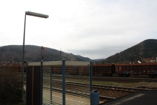 am Bahnhof Oker überzeugte das Wetter noch nicht