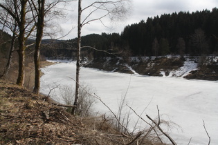 Okerstausee, Blick ins Kalbetal