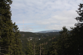 "Steile Wand", L504, Blick auf Torfhaus und Brocken