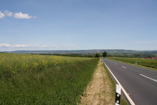 zwischen Mengershausen und Jühnde, Blick über Göttingen