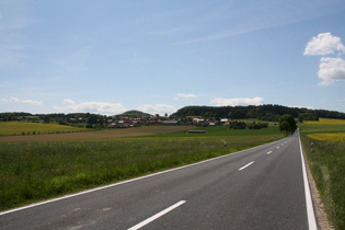 zwischen Jühnde und Meensen, Blick auf Meensen