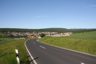 zwischen Nieste und Oberkaufungen, Blick nach Nordosten