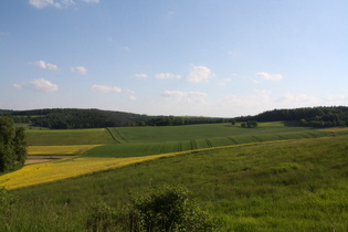 zwischen Rechtebach und Thurnhosbach, Blick nach Süden