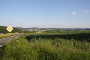 Blick über Sontra nach Südosten