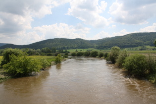 die Werra bei Frieda, Blick flussaufwärts