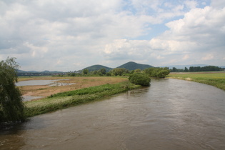 die Werra bei Frieda, Blick flussabwärts