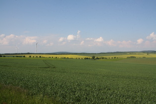 zwischen Streitholz und Bischhagen, Blick Richtung Harz