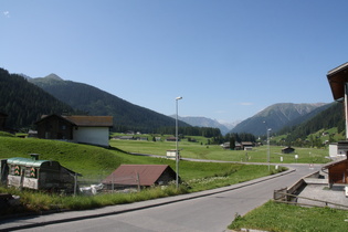 Blick von Davos-Platz ins Landwassertal nach Süden