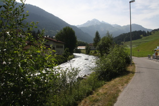 die Julia in Savognin, Blick flussaufwärts