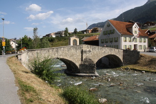 die Julia in Savognin, Blick flussabwärts