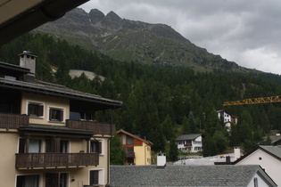 dunkle Wolken über Silvaplana