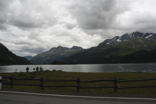 Blick über den Silsersee nach Nordosten