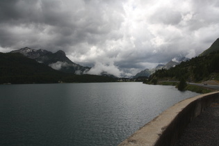 Blick über den Silsersee nach Südwesten