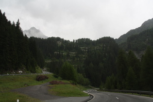 Kehrengruppe in der Südrampe des Malojapasses