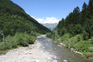 der Liro, Blick flussaufwärts