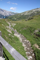 der Hüscherenbach nahe seiner Quelle, Blick flussabwärts