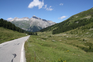 … und Blick talabwärts nach Norden