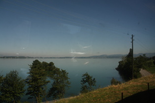 Bahnfahrt: Blick auf Cham und einen flachen Alptraum