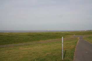 bei Altenbruch, Blick nach Nordosten auf die Elbe