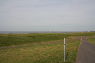 bei Altenbruch, Blick nach Nordosten auf die Elbe